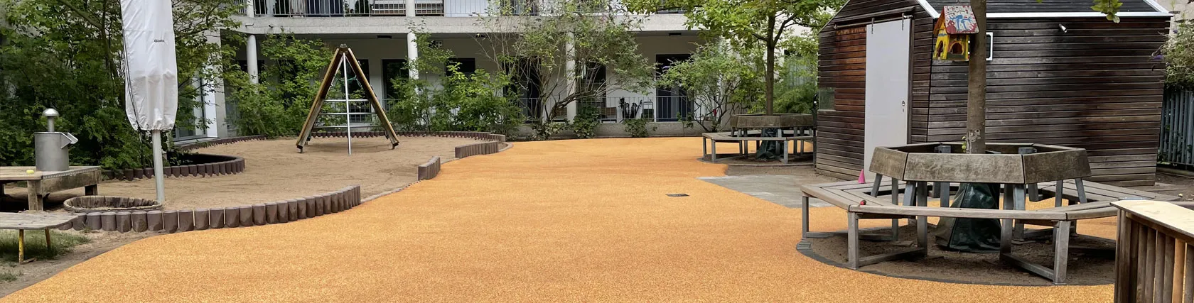 FALLSCHUTZMATTEN REINIGUNG, und Neuinstallation